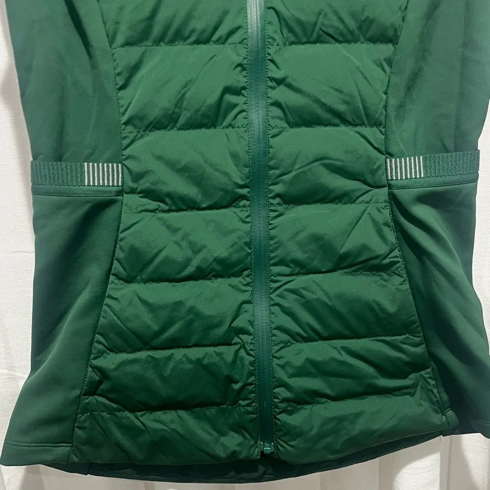 Lululemon Athletica Down For It All Everglade Green Vest Size 2 - Picture 3 of 14